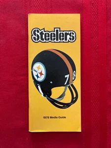 1978 NFL Pittsburgh Steelers media guide / Super Bowl XIII champs / Bradshaw - Picture 1 of 1
