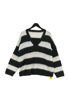 AllSaints Women's Jumper S Black Acrylic with Mohair, Polyamide Pullover - Picture 1 of 6