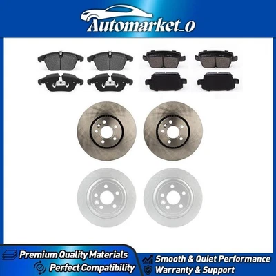 Kit de pastillas de freno de disco delanteras traseras para Land Rover LR2 2013 2014 2015 Foto 1 de 4