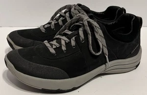 Clarks Women's Size 8 M US VGC Wave Walk Black Comfort Walking Sneakers Shoes - Picture 1 of 9