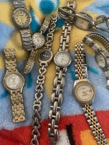 Vintage Gold And Silver Tone Grandmacore Watch Bundle Of 8 - Picture 1 of 6