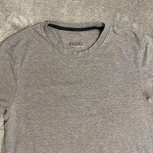 Rhone Shirt Mens Large Performance Method Running Training Short Sleeve Gray Tee - Picture 1 of 9