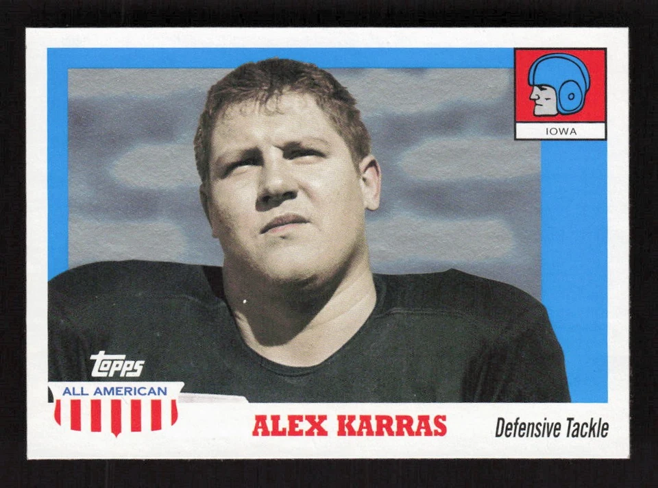 Alex Karras 2005 Topps All American #63 Iowa Hawkeyes - Image 1 of 2