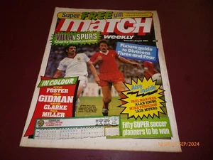 MATCH WEEKLY FOOTBALL AUG 22 1981 STEVE FOSTER - BRIGHTON, PAUL MILLER - SPURS - Picture 1 of 5