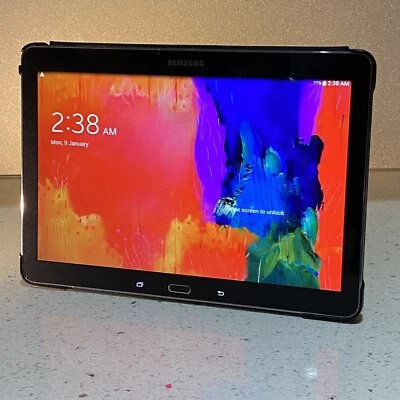 Samsung Tab SM-T520  Pro 10.1 black + original case - 16GB - #279 /DO - Image 1 of 4