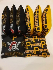 8 Cornhole Bag Set Corn Hole Pittsburgh Pirates - Bild 1 von 1