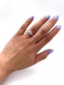 Platin Verlobungsring 1,45 KT GIA zertifiziert natürlicher Diamant Einzelhandelspreis = $ 12K - Bild 1 von 7