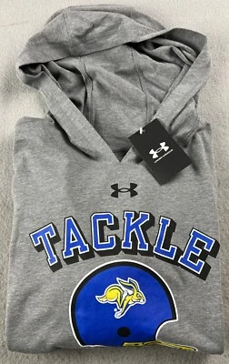 UNDER ARMOUR South Dakota State Jackrabbits Hooded 2.0 T-Shirt Size Large NWT - Image 1 of 4