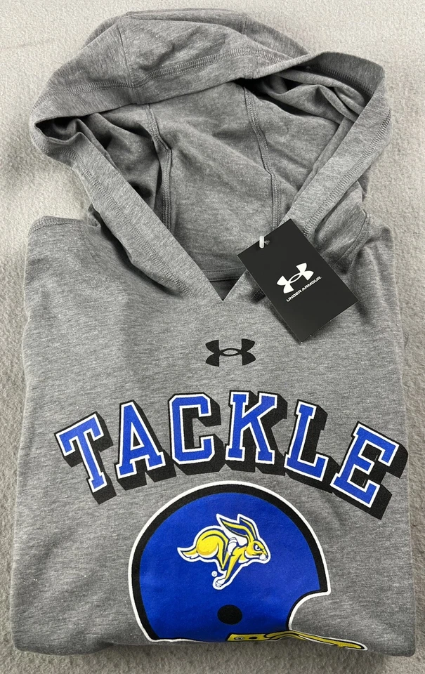 UNDER ARMOUR South Dakota State Jackrabbits Hooded 2.0 T-Shirt Size Large NWT - Image 1 of 4