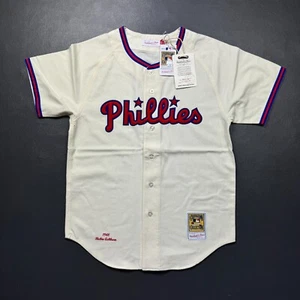 100% Authentic Richie Ashburn Mitchell & Ness 1948 Phillies Jersey Size 44 L - Picture 1 of 6