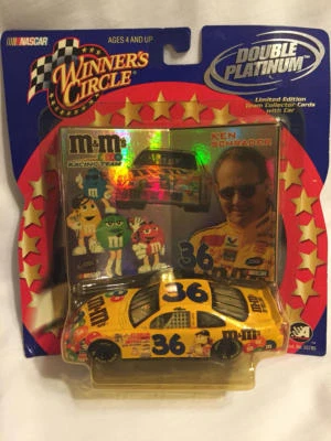 2001 #36 Ken Schrader Double Platinum M&M's Die Cast Car 1:43 Winner's Circle - Image 1 of 4