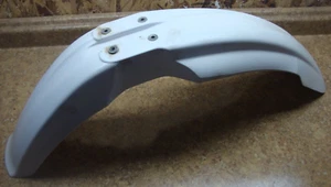 2001 Yamaha YZ426F YZ 426 YZ426 Front White Plastic Fender Wheel Well Mud Guard - Picture 1 of 2