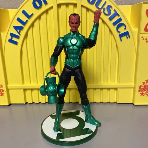DC Direct Green Lantern Series 5 Sinestro complete with power battery & stand Cover