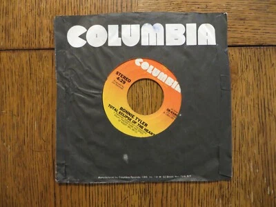 Bonnie Tyler – Total Eclipse Of The Heart - 1983 Columbia 38-03906 7" Single VG Foto 1 de 3