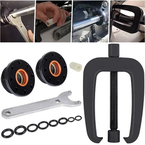 Kit de sello de cilindro de dirección hidráulica y extractor de soporte de soporte de dirección - Imagen 1 de 8