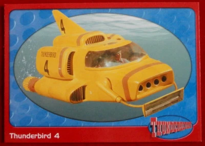 THUNDERBIRDS - Card #08 - Thunderbird 4 - Cards Inc 2001  - Gerry Anderson - Image 1 of 2