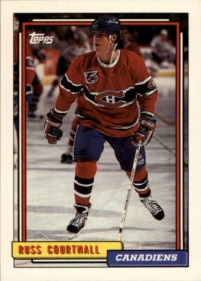 1992-93 Topps NHL Russ Courtnall #276 - Image 1 of 2