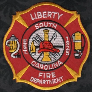 Liberty S.C. South Carolina Fiore Department Schulteraufnäher  - Bild 1 von 2