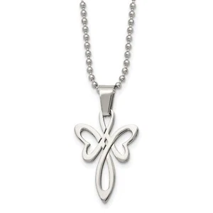 Stainless Steel Cross Necklace - Picture 1 of 7