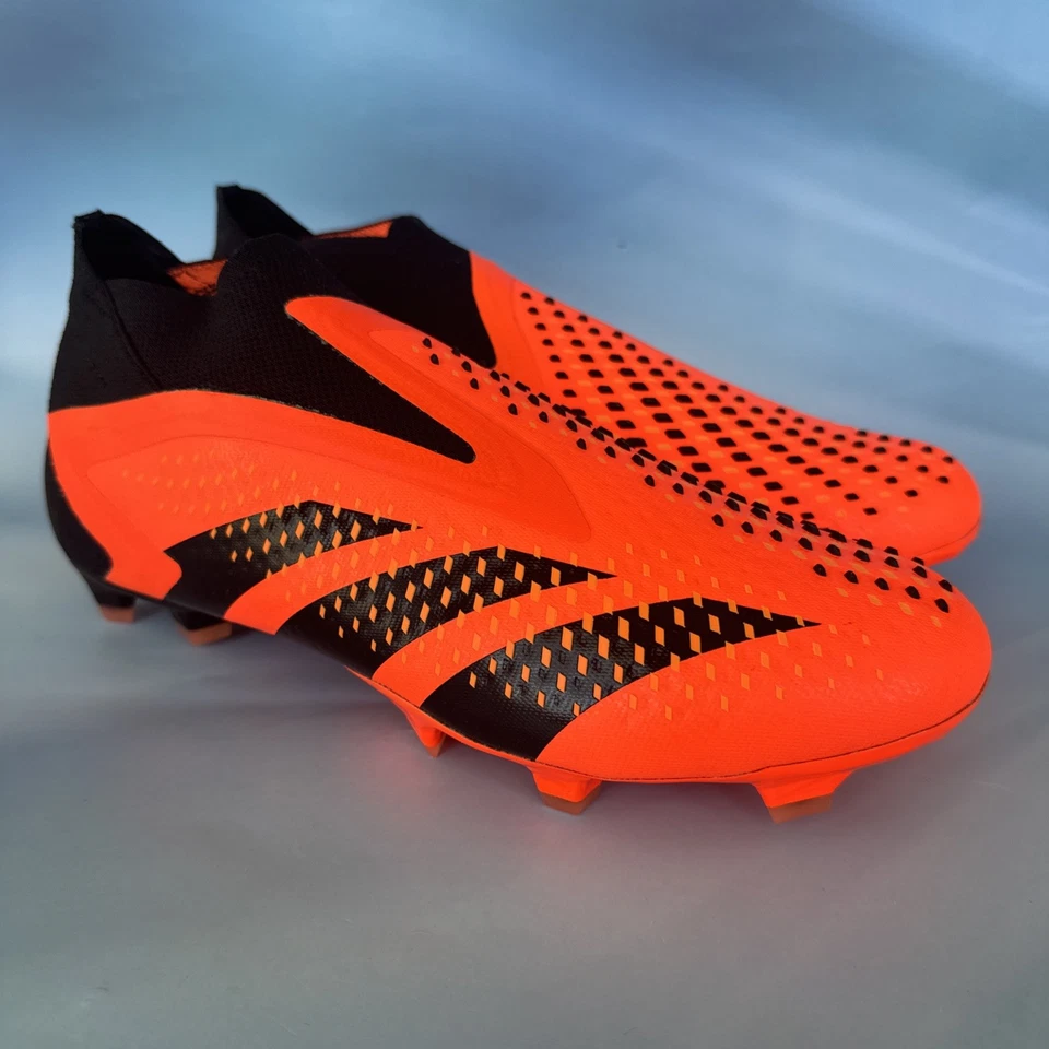 Size 9.5 Adidas Predator Accuracy FG Men's Orange Black Soccer Cleats GW4560