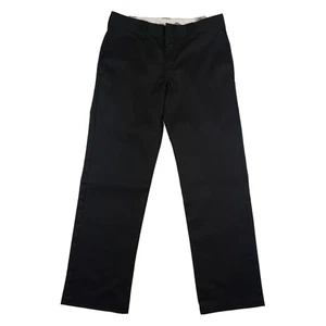 Dickies WP873 Slim Straight Work Pants Mens Trousers Size W32 L32 Black - Picture 1 of 5