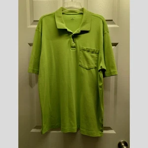 Lands' End Herren Poloshirt Gr. XL 46-48 hellgrün Pima Baumwolle Kurzarm - Bild 1 von 4