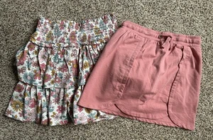 NWT Haute Hippie | Girls Skort | Size 10/12 | Athletic Cotton Floral Tiered - Picture 1 of 8