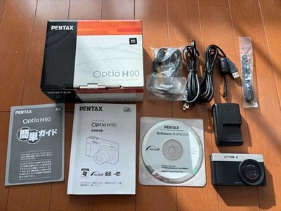 PENTAX Optio H90 Negro 12MP Cámara Digital Compacta Probada Funcionando... - Imagen 1 de 4