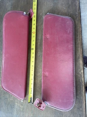 Оригинальная пара красных солнцезащитных козырьков 1983-1988 Ford Ranger OE - Изображение 1 из 4