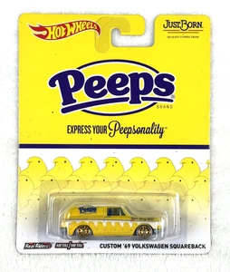 2013 Hot Wheels Peeps Custom 69 Volkswagen Squareback W/Real Riders - Free Ship - Picture 1 of 7