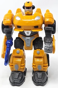 Hap-P-Kid M.A.R.S. Yellow Mars 7" Walking Cyber Bot Robot - Picture 1 of 4