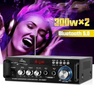 SOBATTY Home Audio Receivers & Amplifier HiFi Bluetooth Audio Amplifier Max... - Picture 1 of 5