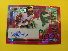Ronnie Bell 2023 Leaf Pink Crystal Rookie Autograph 2/5 So Money 