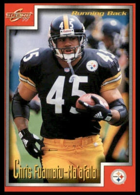 1999 Score #111 Chris Fuamatu-Ma'afala Pittsburgh Steelers Football Card - Image 1 of 2