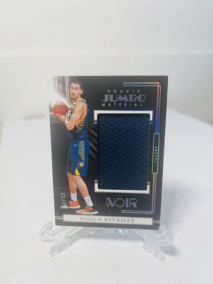 2019-20 Panini Noir Rookie Jumbo Material /99 Goga Bitadze #RJ-GGB Rookie RC - Image 1 of 2