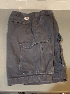 Pantalones Cortos Carhartt Force Para Hombre Ripstop Algodón Carga Gris Talla 33 Medianos NUEVO - Imagen 1 de 6