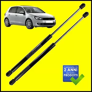 Ammortizzatori Molle a Gas Pistoni Pistoncini Portellone Bagagli Vw Golf VI 6 - Foto 1 di 6
