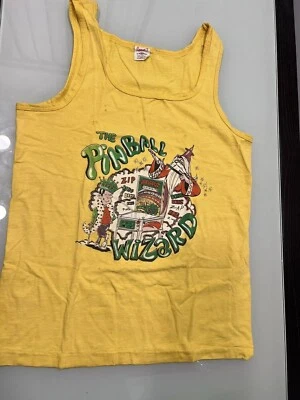 Camiseta Regata Amarela Vintage The Pinball Wizard - Imagem 1 de 4