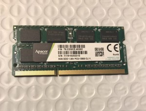 Apacer 8GB PC3 12800 SOD CL11 1.35v x.