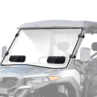 2-In-1 Vented Full Windshield For CFMOTO UForce 600 2021-2025/2025 UForce XL 800 Foto 1 de 4