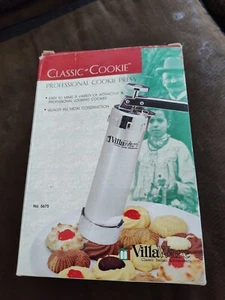 VillaWare Classic Cookie Professional Press Model 5675 User Manual Open Box - Picture 1 of 4