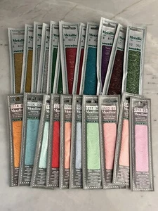 Madeira Mouline Embroidery Sticktwist Floss 10m (10) & Metallic Thread 12m (12) - Picture 1 of 23