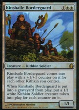 Kinsbaile BORDERGUARD Foil | EX | Morningtide | Magic MTG