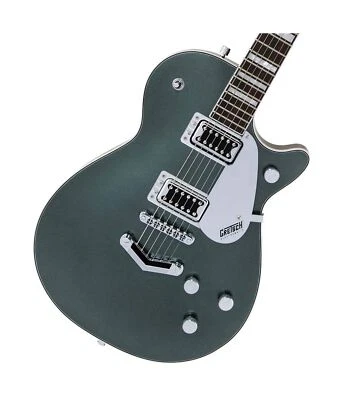 Gretsch G5220 Electromatic Jet BT Нефритовый Серый Металлик с V-Stoptail и Черным Верхом... - Изображение 1 из 4