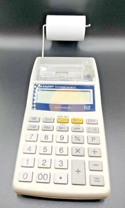 Sharp EL-1611P Printing Calculator Easy To Read LCD Display-READ - Picture 1 of 5