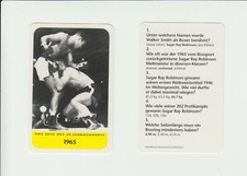 Boxing : Sugar Ray Robinson : attractive German sports game card