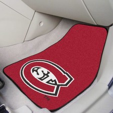 NCAA - St. Cloud State 2-piece Carpeted Car Mats 17"x27"