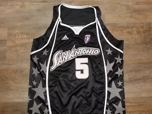 San Antonio Silver Stars 2007 Shanna Crossley WNBA Game Used Basketball Jersey M - Picture 1 of 6