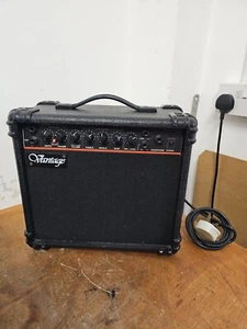 Vantage Microlead VG- 15 Practice Amp 250 V Black Guitar Speaker 35 x 20 x 32cm - Picture 1 of 24
