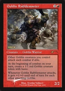 MTG - Goblin Rabblemaster - Foil - 30th Anniversary Promo - pack fresh - Picture 1 of 1
